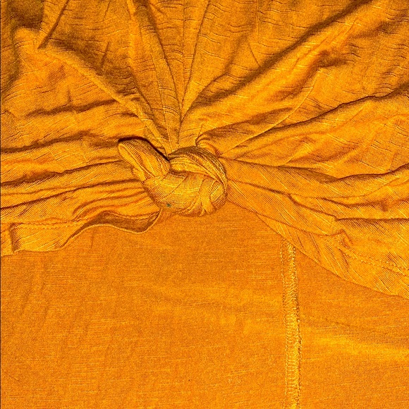 Maurices mustard yellow and grey striped shirt - Picture 4 of 4